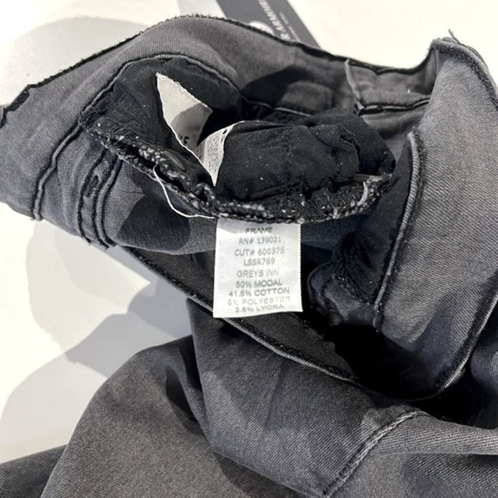 Frame Le Skinny de Jeanne Greys Inn Distressed Rip Jeans - Picture 10 of 10